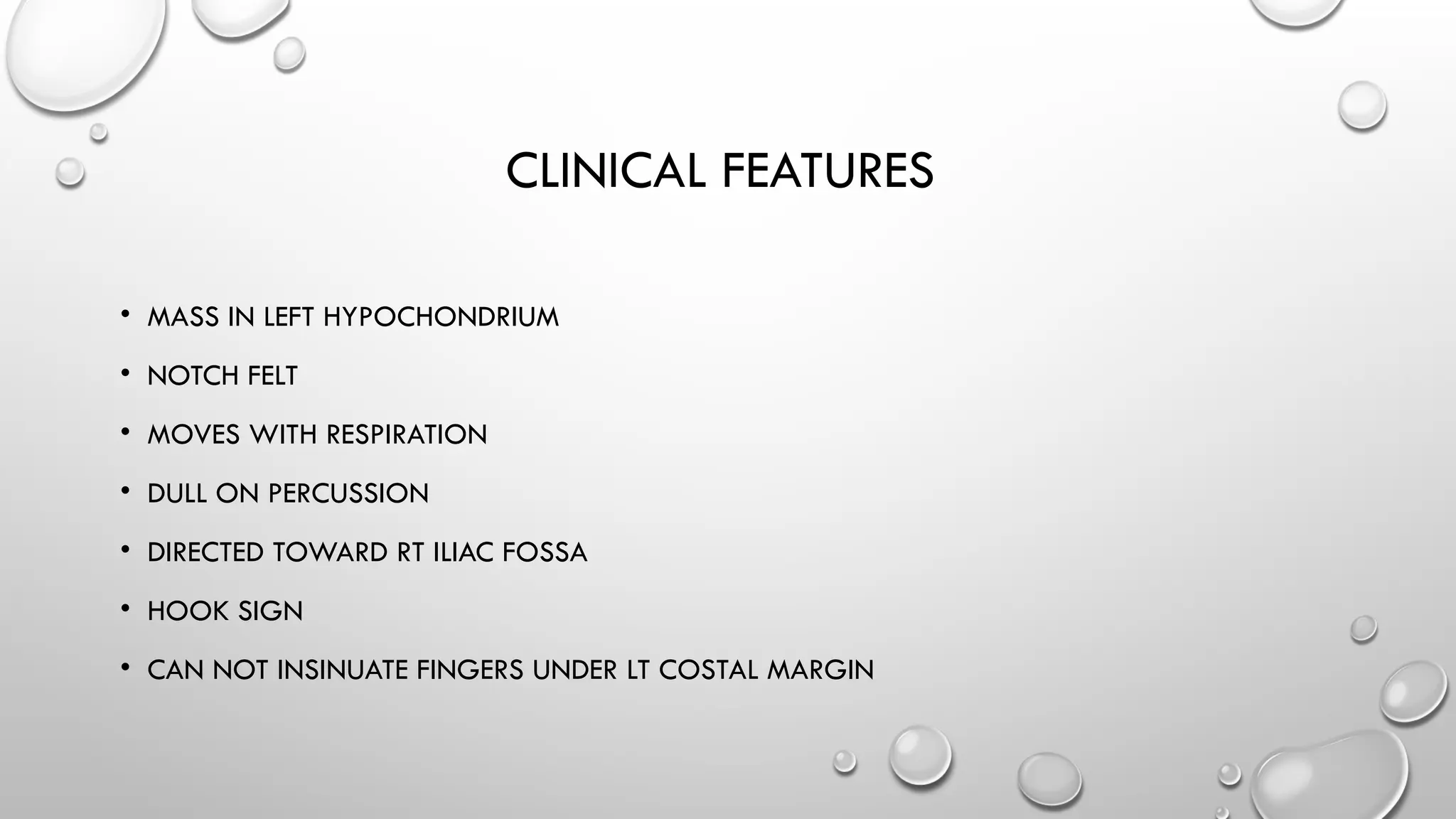 Clinical Manifestations Of Splenomegaly And Hypersplenism