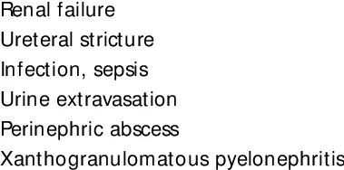 Complications Of Kidney Stones