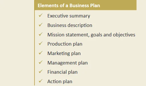 Components OR Elements Of A Business Plan E1704952708436