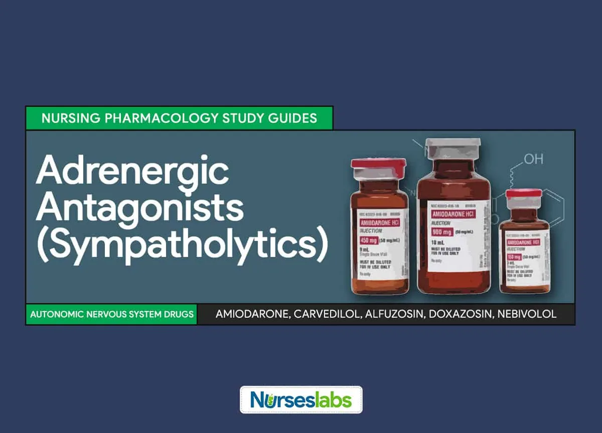 FT Adrenergic Antagonists Sympatholytics Nursing Pharmacology Study Guides
