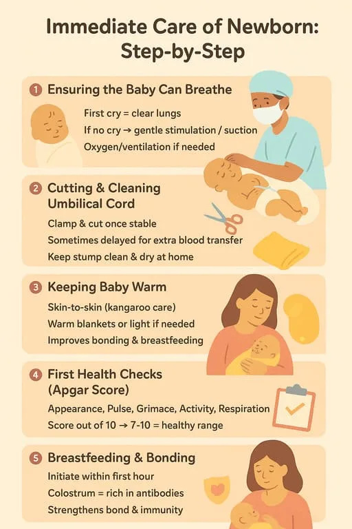 Initial Steps Of Newborn Care And Assessment At Birth 1