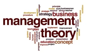 Management Theories And Styles