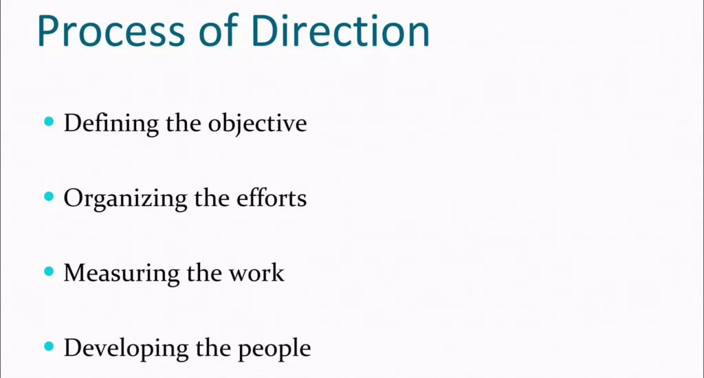 Process Of Directing Steps Of Directing E1703914977133