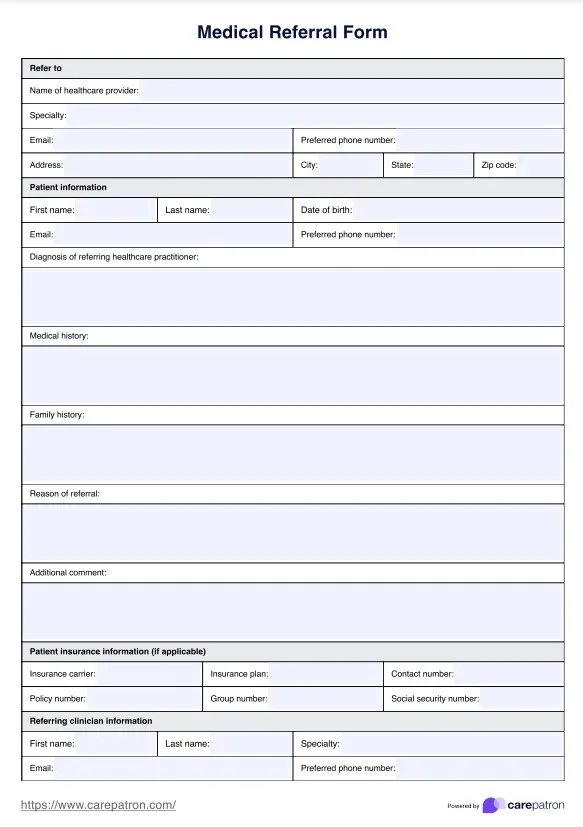 REFERRAL TRANSFER PROCEDURE