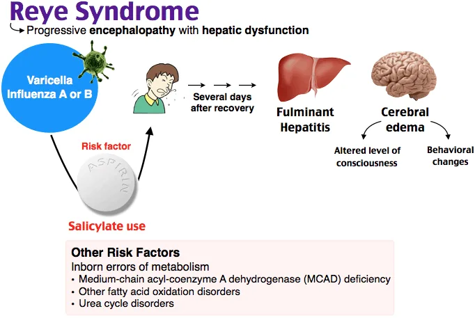 REYES SYNDROME Pathology