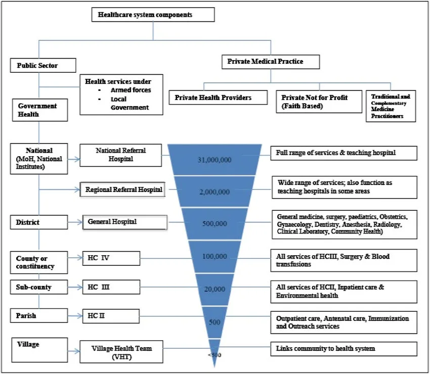 Structure Of The Health System In Uganda