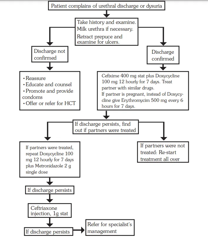 Urethral Discharge Flow Chart Updated