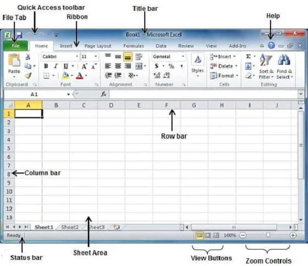 Explore Excel Window 1