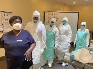 Image Showing Nurses Wearing Protective Gear
