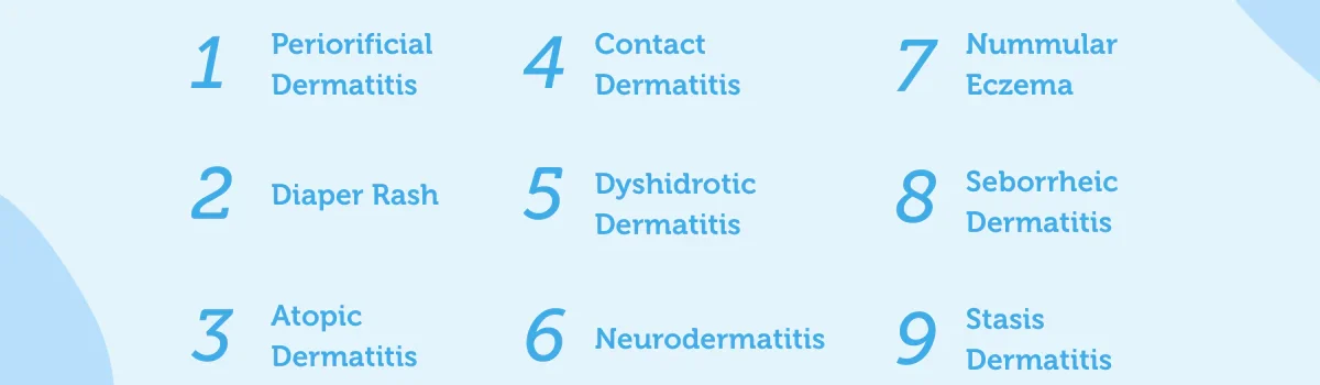 What Are The Types Of Dermatitis E1768713970583